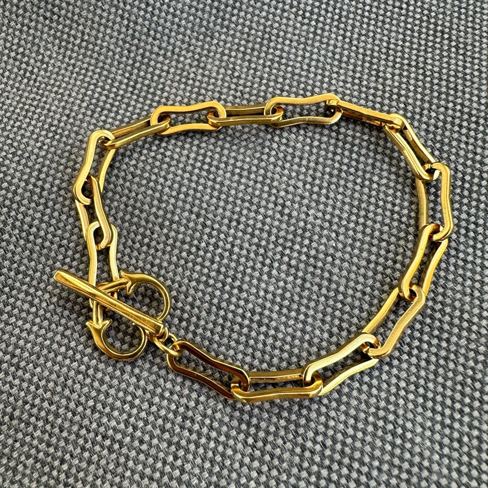 Stainless Steel Chic Gold Link Bracelet